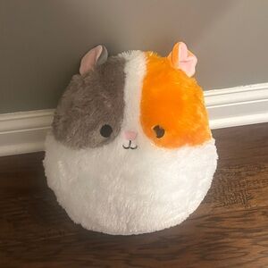 Squishmallows Everett Guinea Pig Plush - White, Brown, and Orange